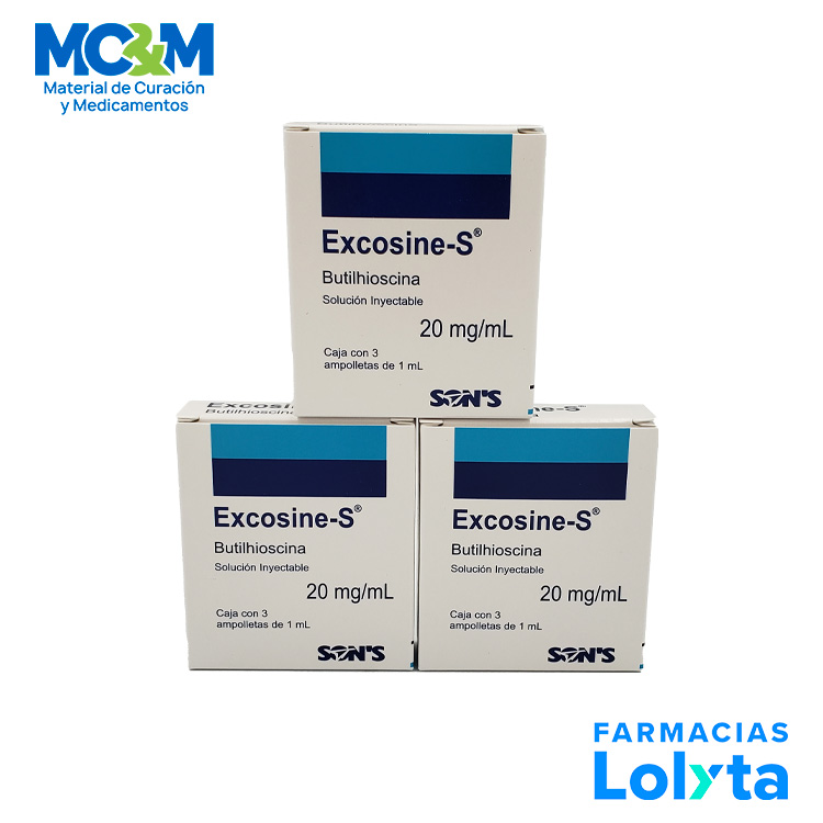 [2517] BUTILHIOSCINA SOL INY 20MG/ML C/3 AMP EXCOSINE-S LAB SONS
