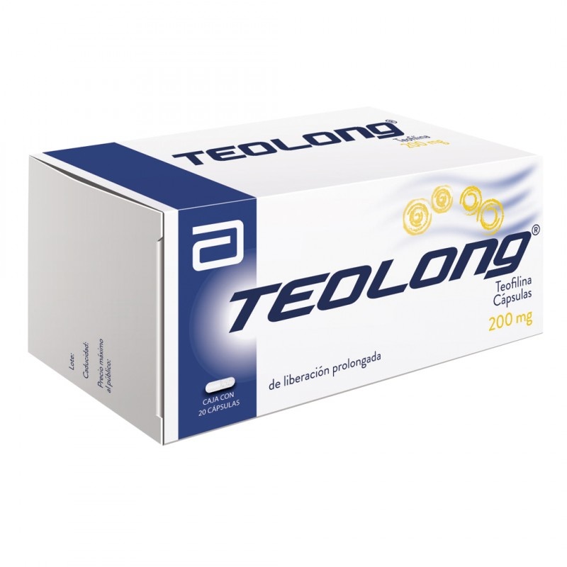 [2519] TEOLONG 200 MG C/20 CAP TEOFILINA LAB ABBOTT