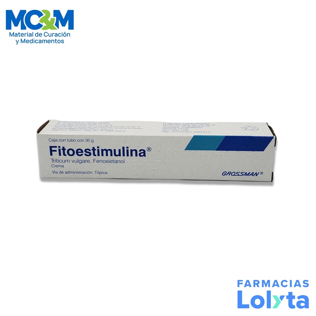 FITOESTIMULINA CREMA 15/1 G/100 G C/30 G TRITICUM VULGARE FENOXIETANOL LAB GROSSMAN
