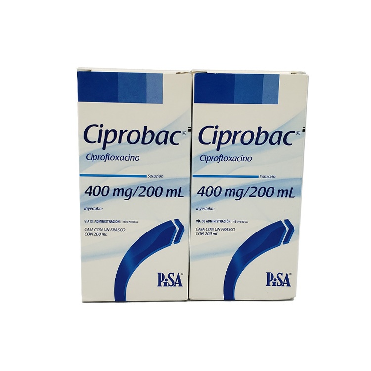 CIPROFLOXACINO SOL INY 400 MG/200 ML C/200 ML CIPROBAC LAB PISA