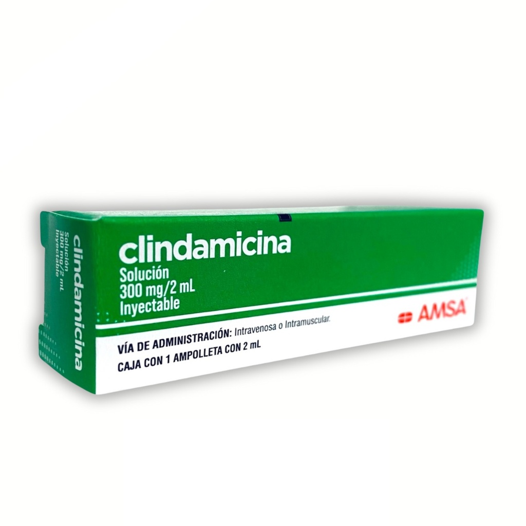 CLINDAMICINA SOL INY 300MG/2ML LAB AMSA