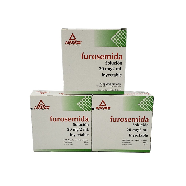 FUROSEMIDA SOL INY 20MG/2ML C/5 AMP AMSA