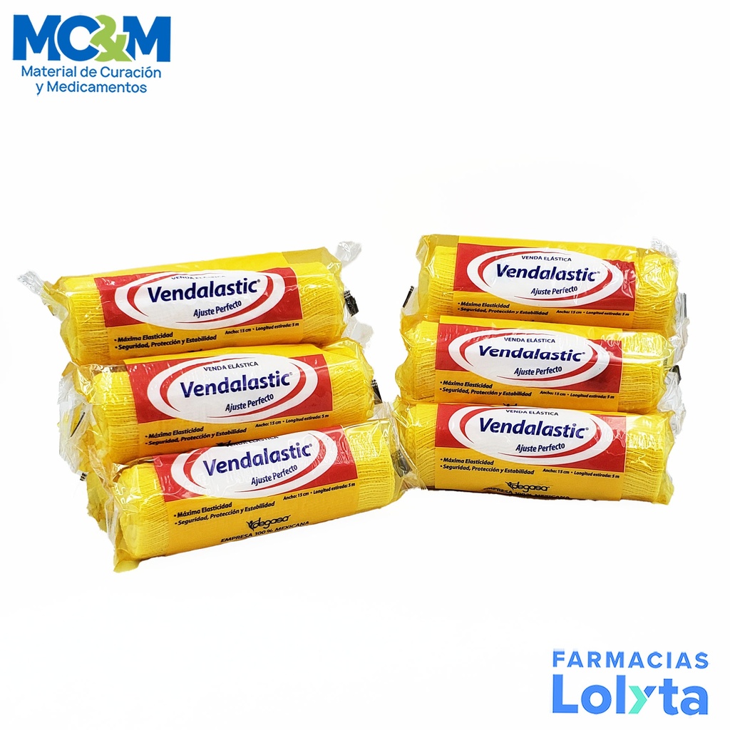 VENDA ELASTICA 15 CMX5M BOL C/1 VENDALASTIC