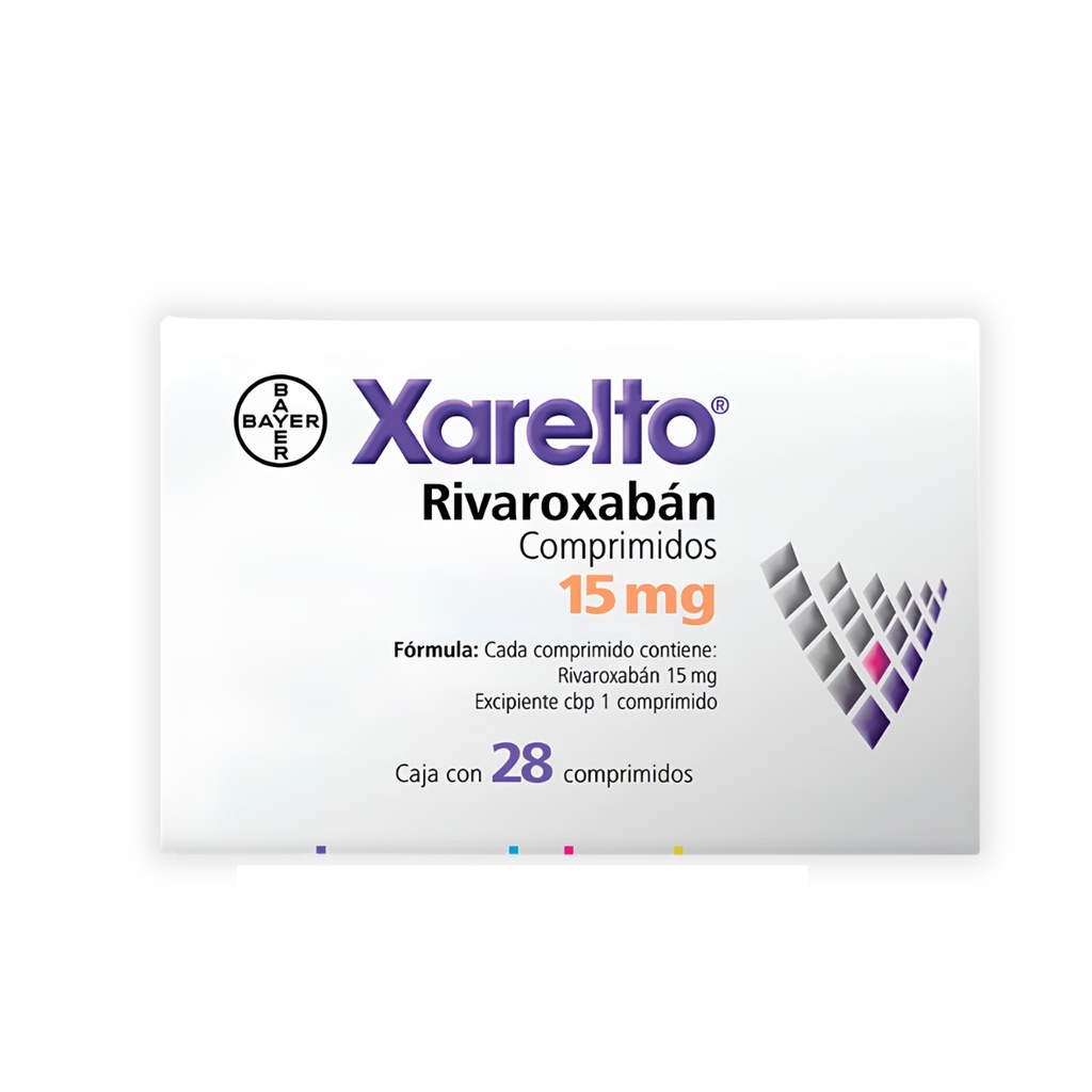 XARELTO 15 MG C/28 COMPRIMIDO RIVAROXABAN LAB BAYER