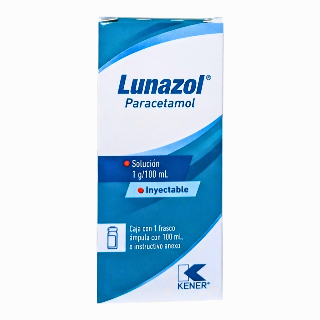 PARACETAMOL SOL INY 1 G/100 ML LUNAZOL LAB KENER