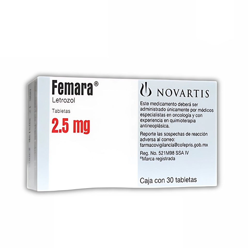 FEMARA 2.5 MG C/30 TAB LETROZOL LAB NOVARTIS