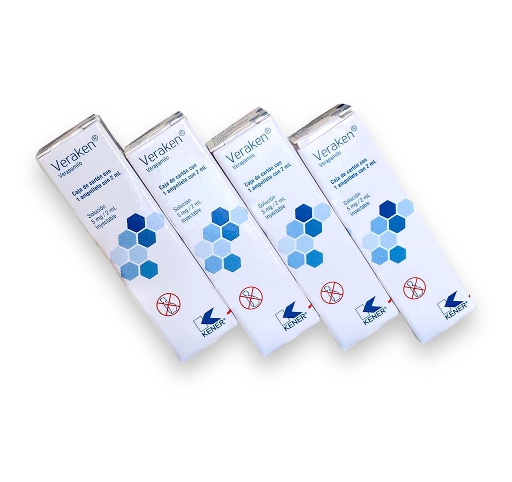 [2575] VERAPAMILO SOL INY 5 MG/ 2ML VERAKEN LAB KENER