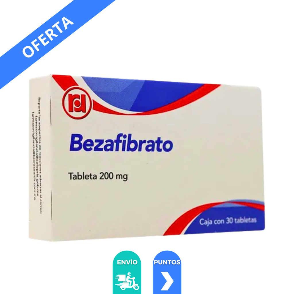 BEZAFIBRATO 200 MG C/30 TAB LAB RANDALL