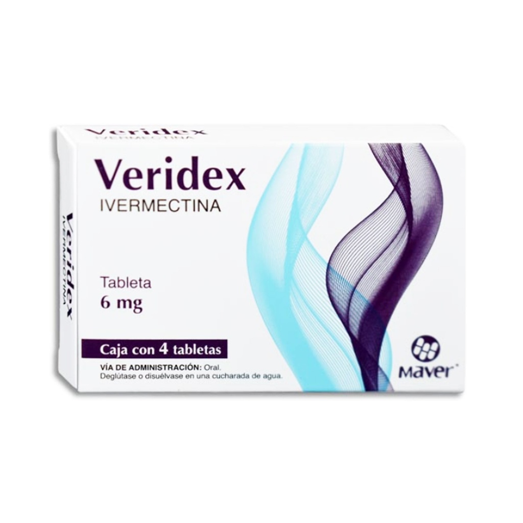 IVERMECTINA 6 MG C/4 TAB VERIDEX LAB MAVER