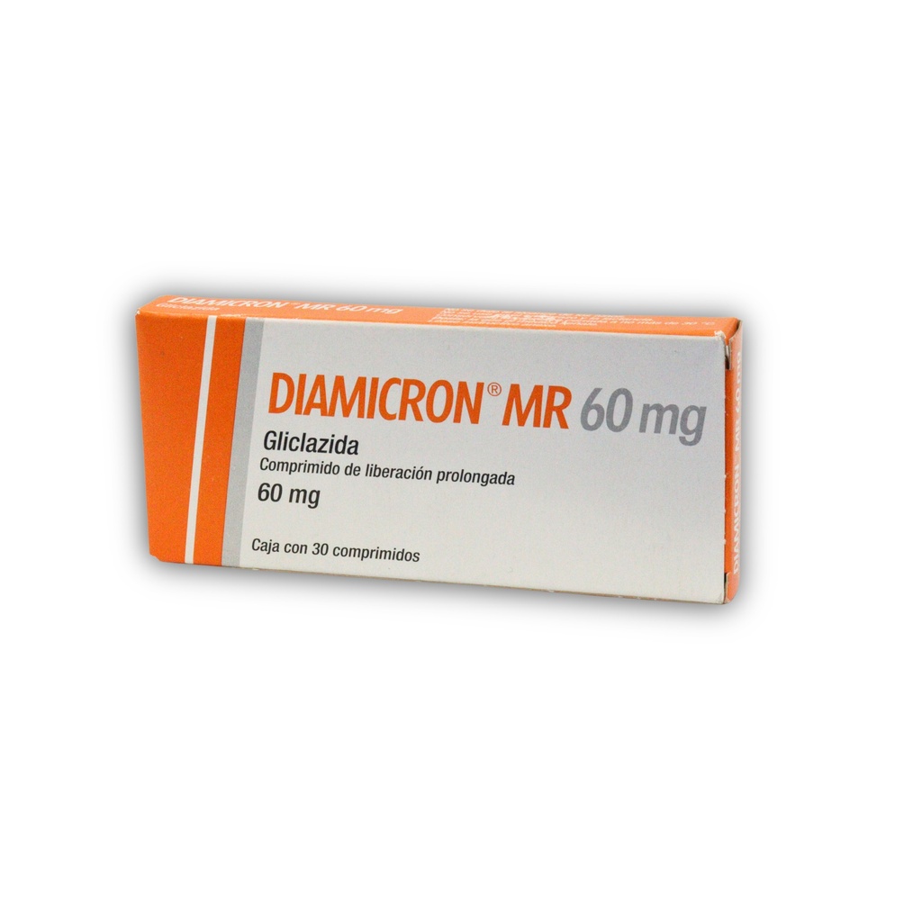 DIAMICRON MR 60 MG C/30 COMPRIMIDOS LP GLICLAZIDA LAB SERVIER