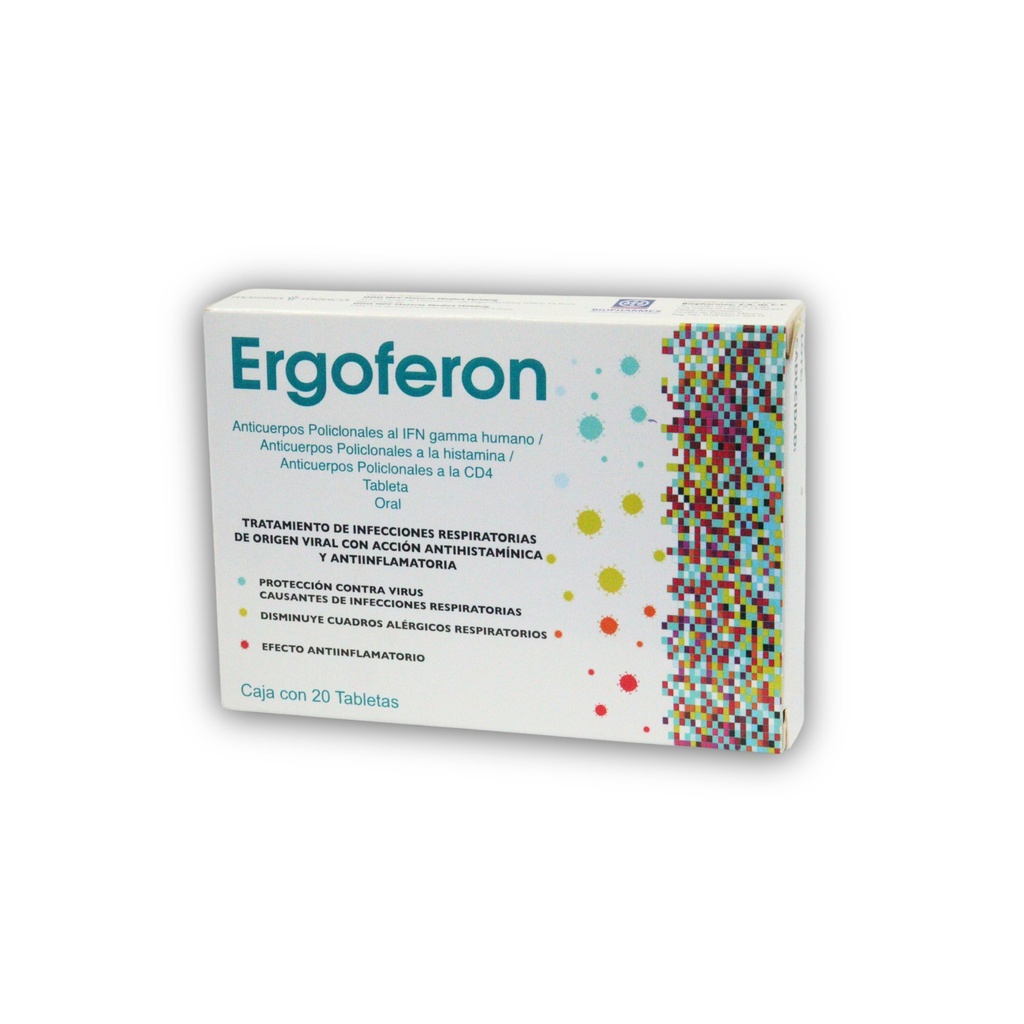 ERGOFERON 12/30/50 C ANTICUERPOS POLICIONALES C/20 TAB LAB BIOPHARMEX