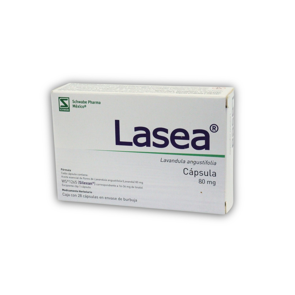 LASEA 80 MG C/28 CAPSULAS LAVANDULA ANGUSTIFOLIA LAB SCHWABE PHARMA
