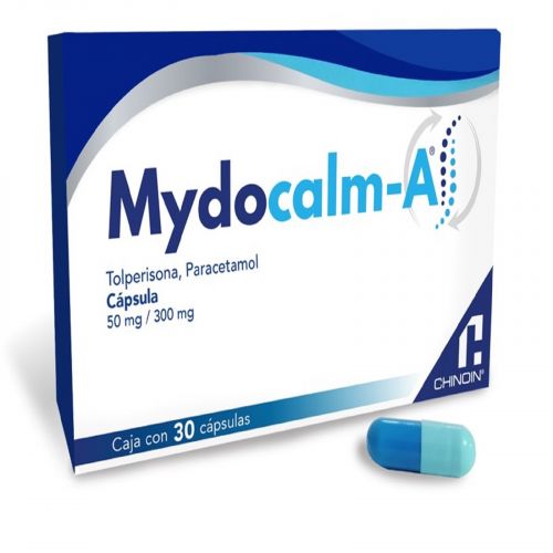 MYDOCALM 50MG/300MG C/30 CAP TOLPERISONA PARACETAMOL LAB CHINOIN