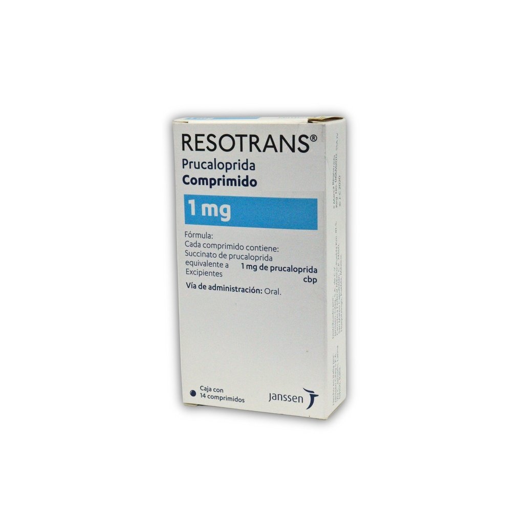 RESOTRANS 1 MG C/14 COMPRIMIDOS PRUCALOPRIDA LAB JANSSEN