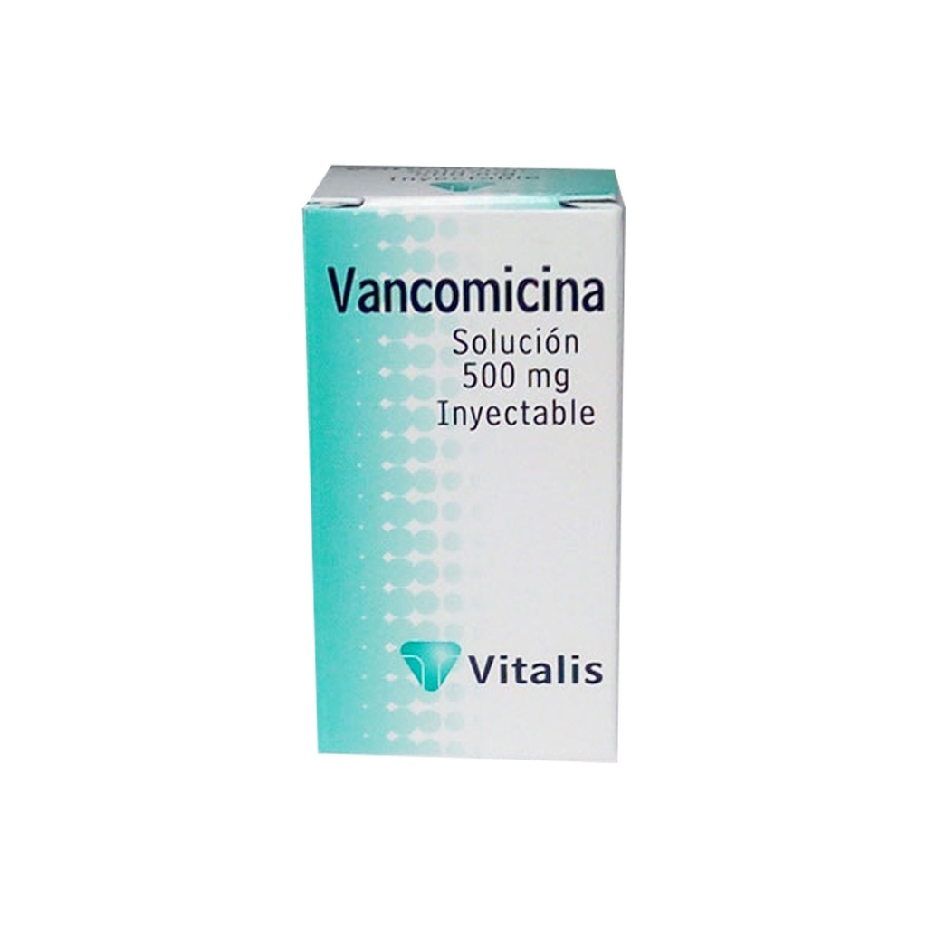 [2676] VANCOMICINA SOL INY 500 MG 10 ML LAB VITALIS