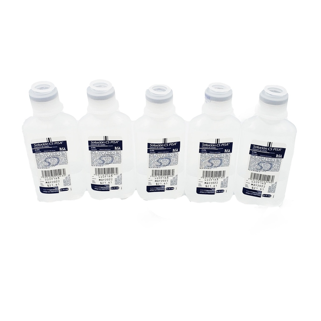 [2692] CLORURO DE SODIO SOL INY 0.9% 50 ML SOLUCION CS LAB PISA (FISIOLOGICA)