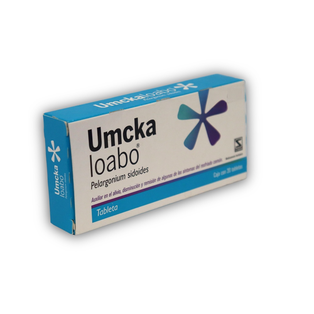 [2697] UMCKALOABO 20MG C/20 TAB PELARGONIUM SIDOIDES LAB SCHWABE