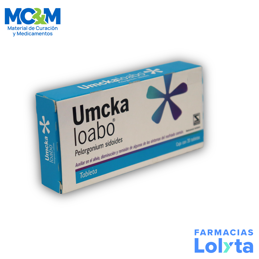 UMCKALOABO 20MG C/20 TAB PELARGONIUM SIDOIDES LAB SCHWABE