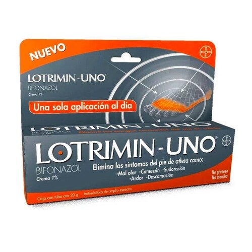 LOTRIMIN-UNO CREMA 1% C/20 G BIFONAZOL LAB BAYER
