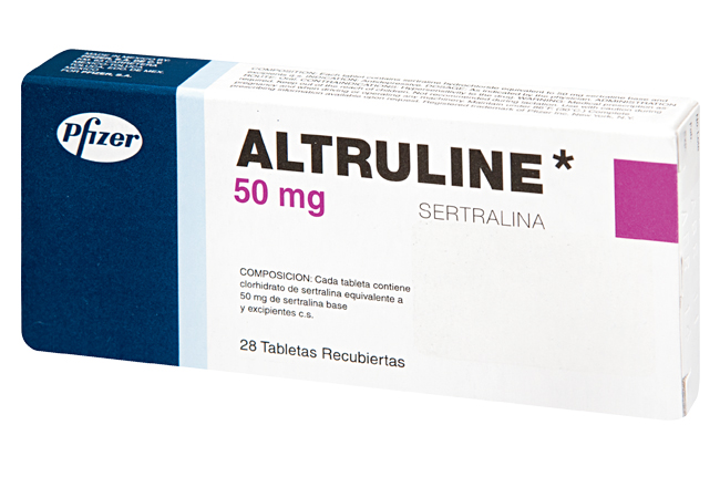 ALTRULINE 50 MG C/28 TAB SERTRALINA LAB PFIZER