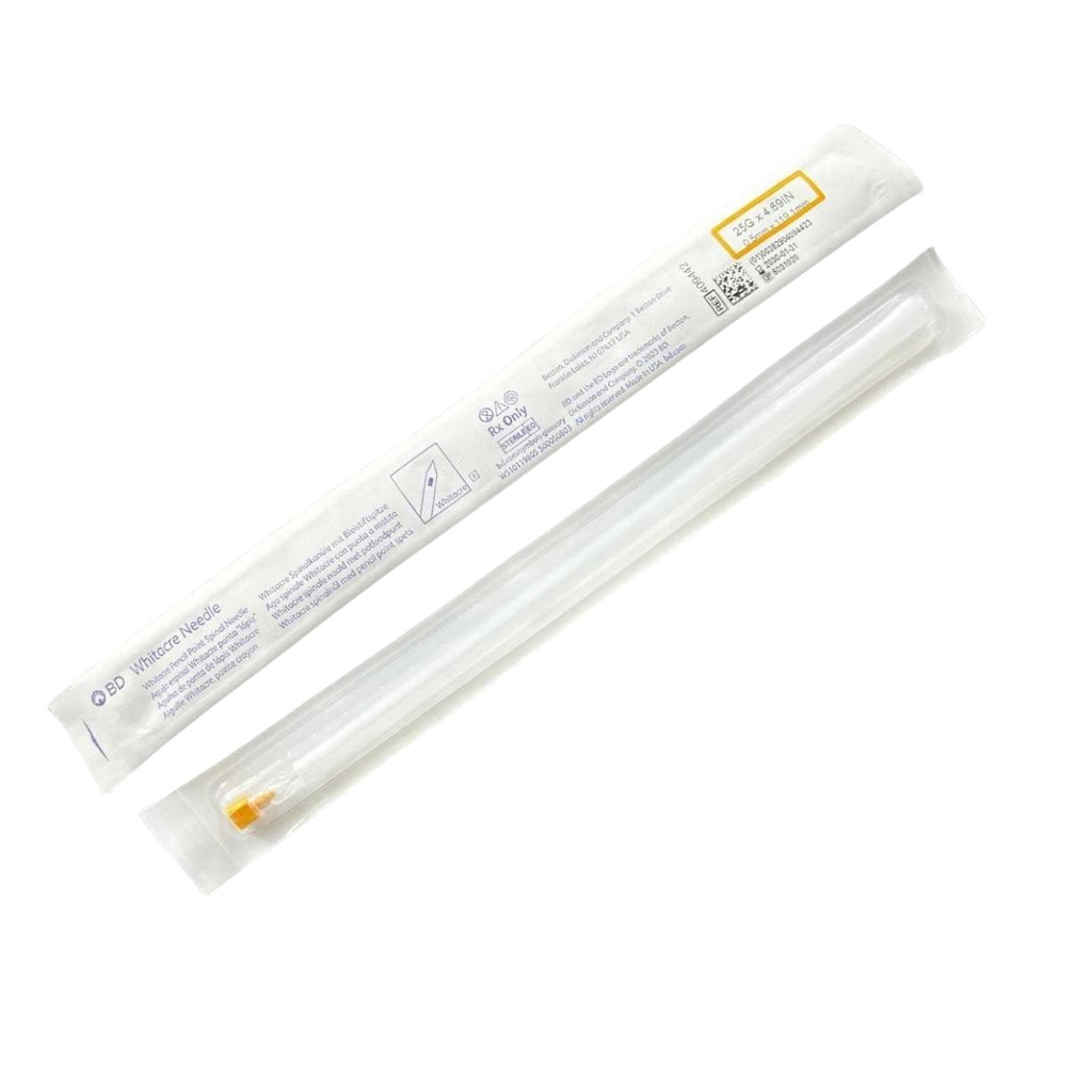 AGUJA WHITACRE 25 G X 4 11/16 IN LARGA BD REF 409442