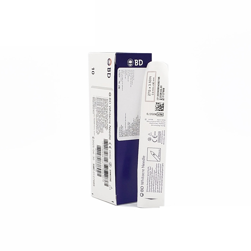 AGUJA WHITACRE 27 G X 3 1/2 CORTA BD REF 405079