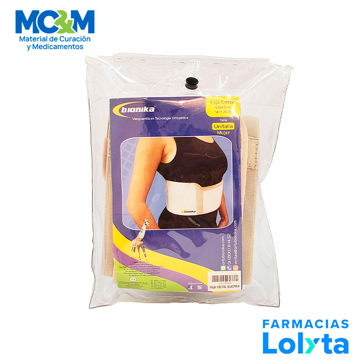 FAJA COSTAL ELASTICA MUJER UNITALLA MH-305 BIONIKA