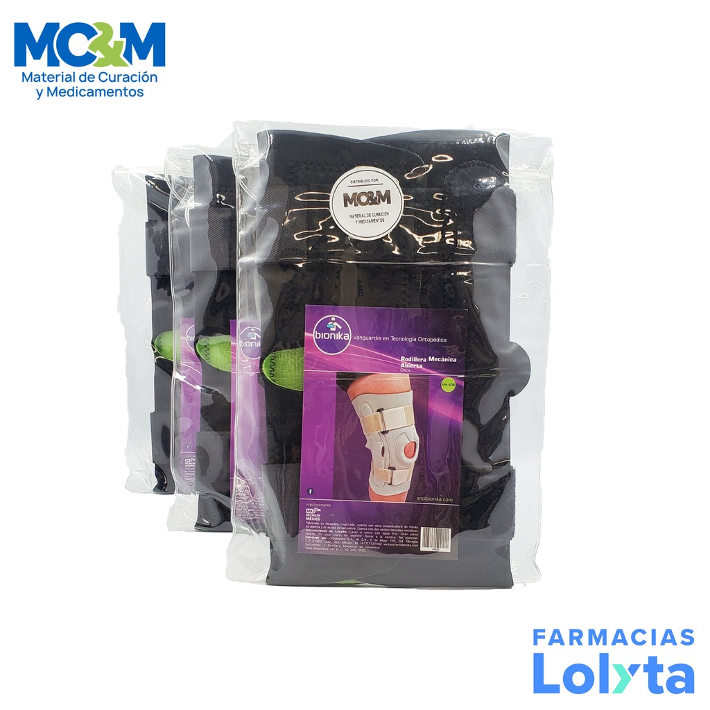 RODILLERA CON VARILLA MECANICA CHICA MH-406 BIONIKA
