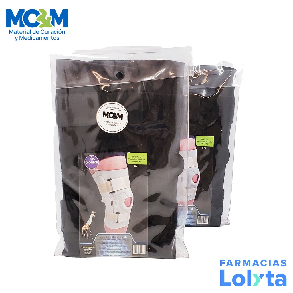 RODILLERA CON VARILLA MECANICA GRANDE MH-406 BIONIKA