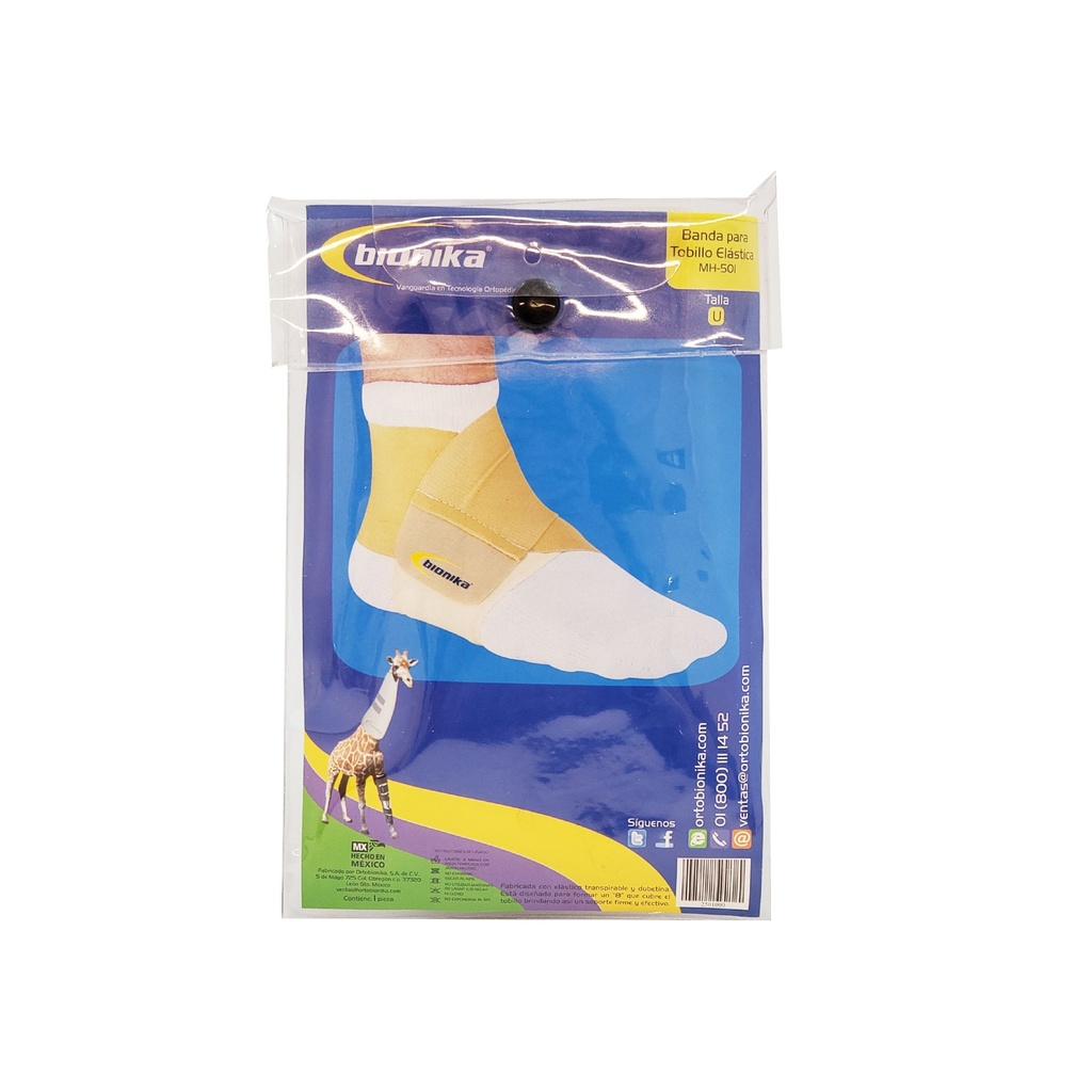 [3131] TOBILLERA ELASTICA SENCILLA UNITALLA MH-501 BIONIKA