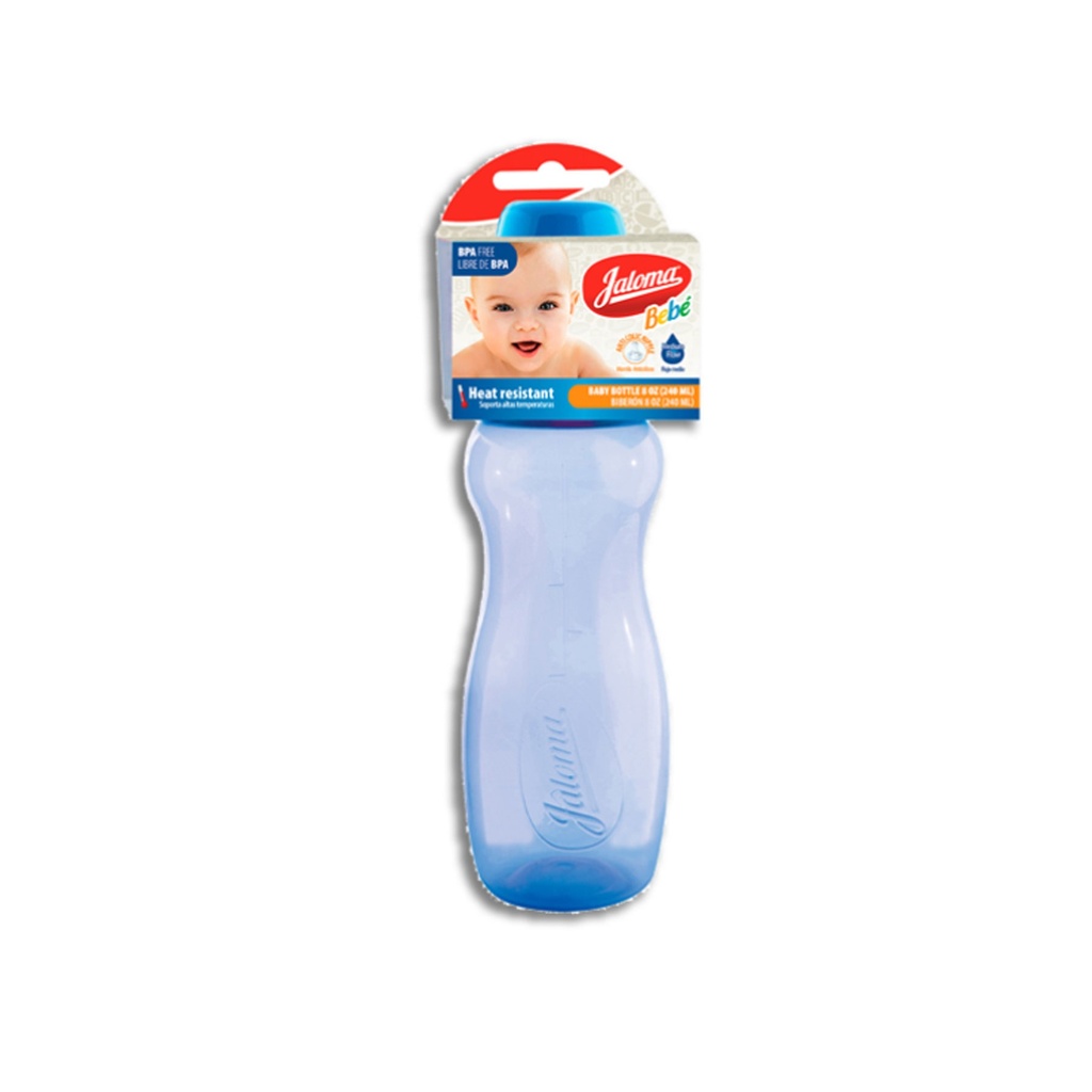 [3783] BIBERON SILUETTE AZUL 240 ML 8 OZ JALOMA