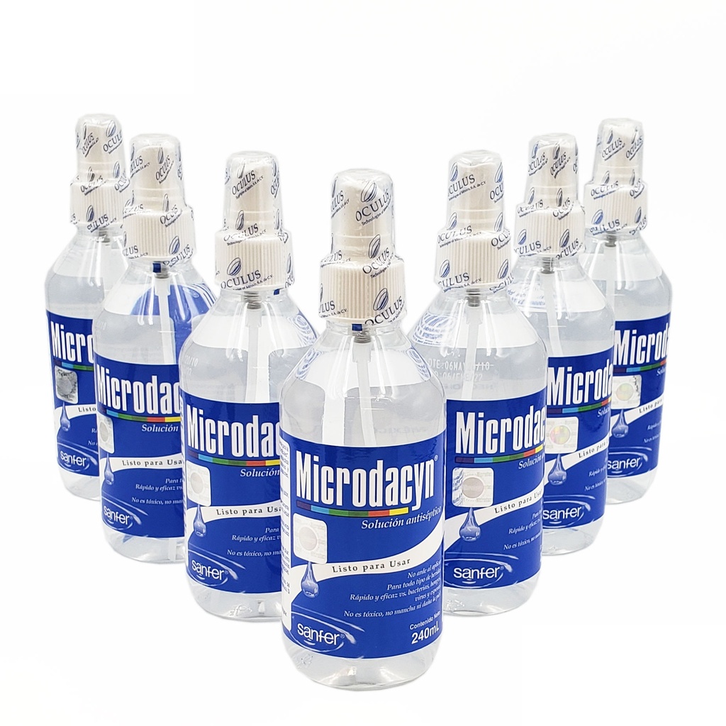MICRODACYN 240 ML SOL ESTERILIZANTE Y ANTISEPTICA DE SUPER OXIDACION LAB SANFER