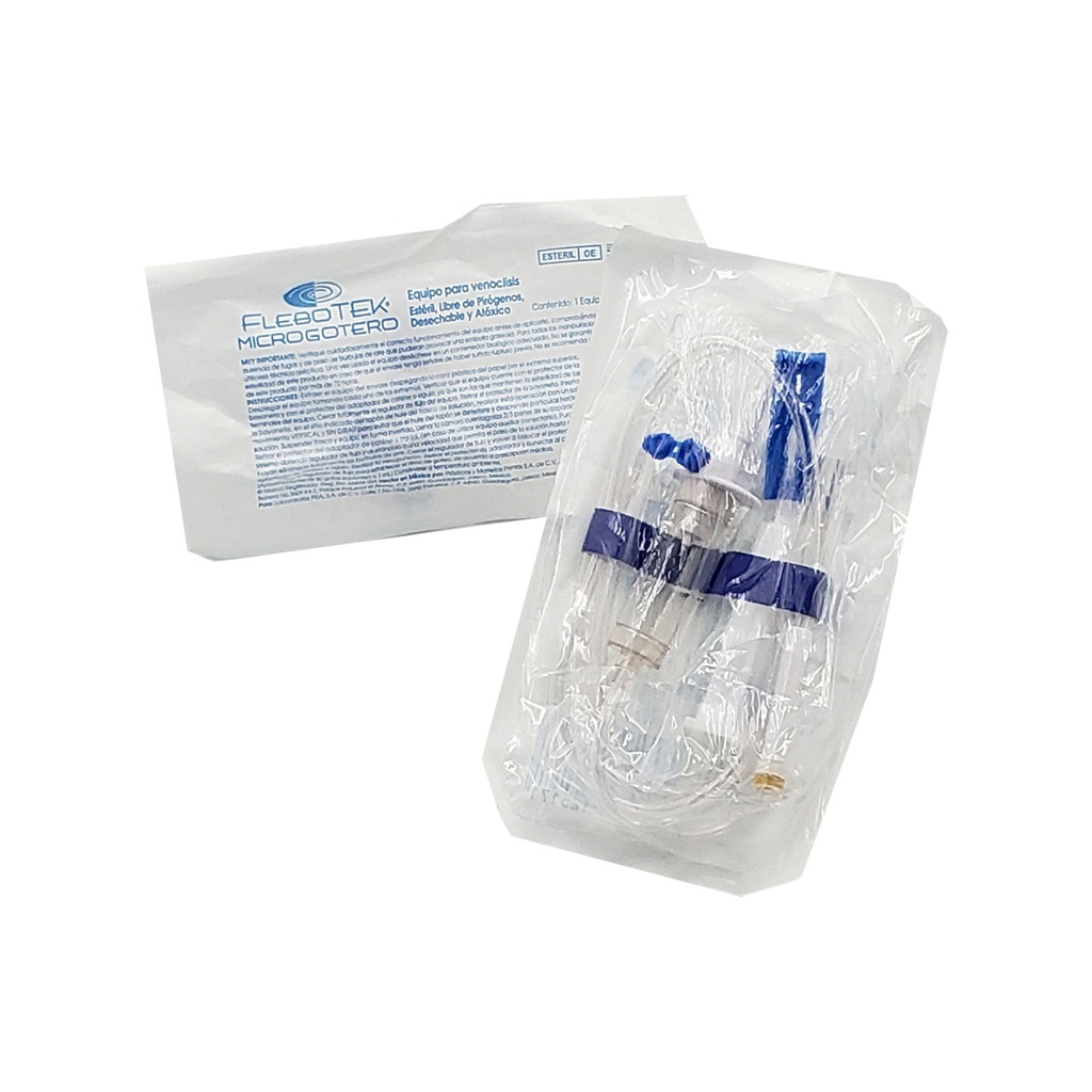 FLEBOTEK MICROGOTERO EQUIPO PARA VENOCLISIS LAB PISA