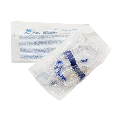 [4150] FLEBOTEK NORMOGOTERO EQUIPO PARA VENOCLISIS SIN AGUJA LAB PISA
