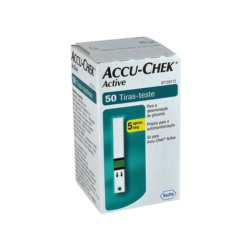 [4229] TIRAS REACTIVAS ACCU CHEK ACTIVE C/50 ROCHE