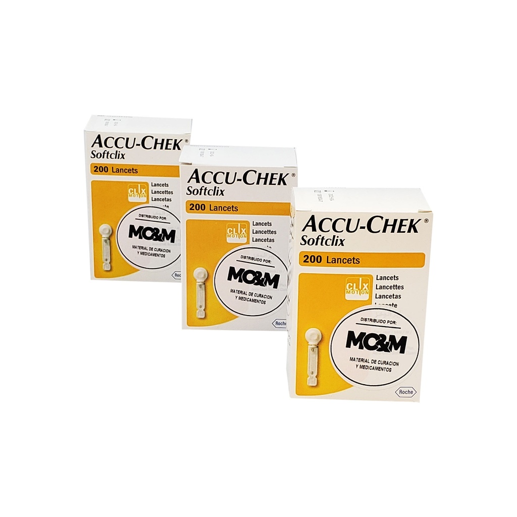 LANCETAS ACCU-CHEK SOFTCLIX C/200 PZAS ROCHE