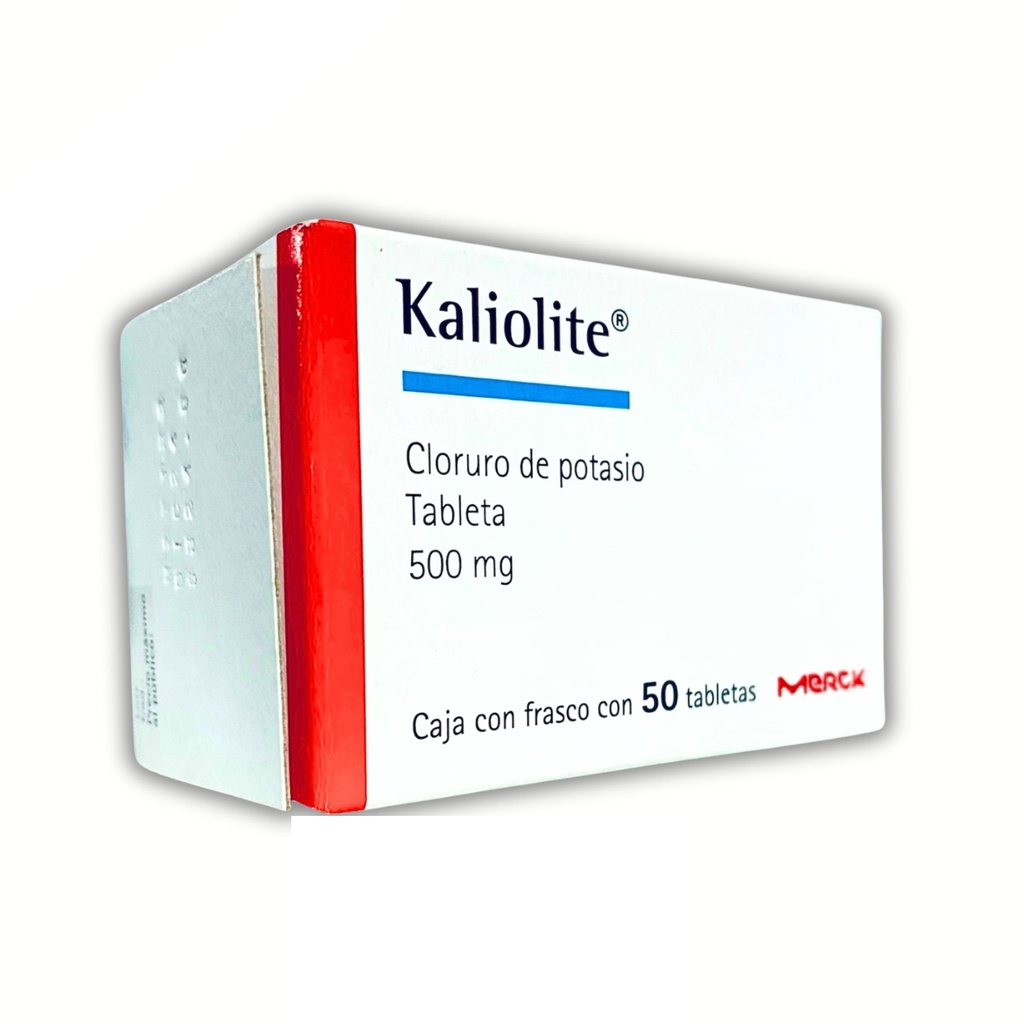 KALIOLITE 500 MG C/50 TAB CLORURO DE POTASIO LAB MERCK
