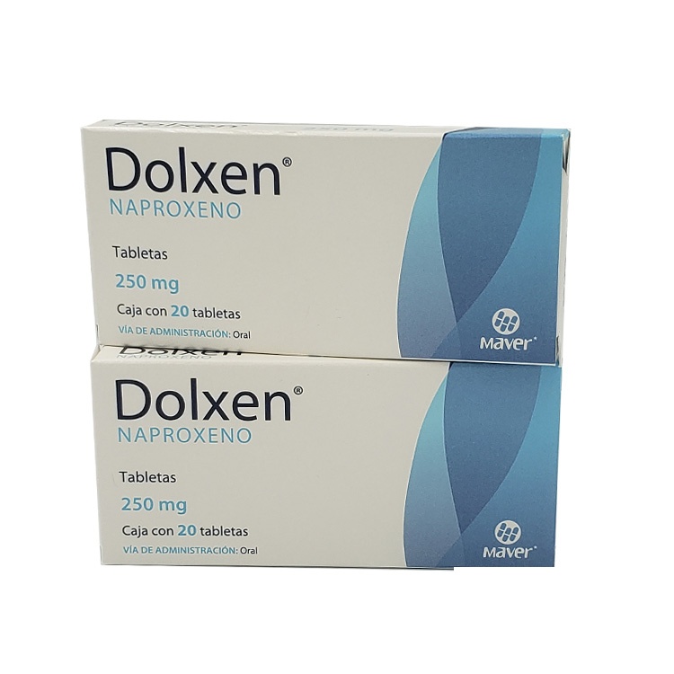 NAPROXENO 250 MG C/20 TAB DOLXEN LAB MAVER