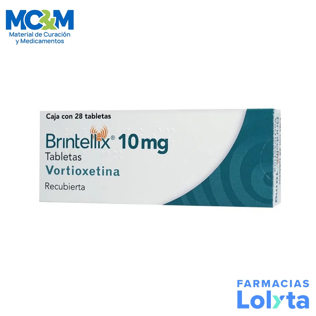 BRINTELLIX 10 MG C/28 TAB RECUBIERTAS VORTIOXETINA LAB LUNDBECK