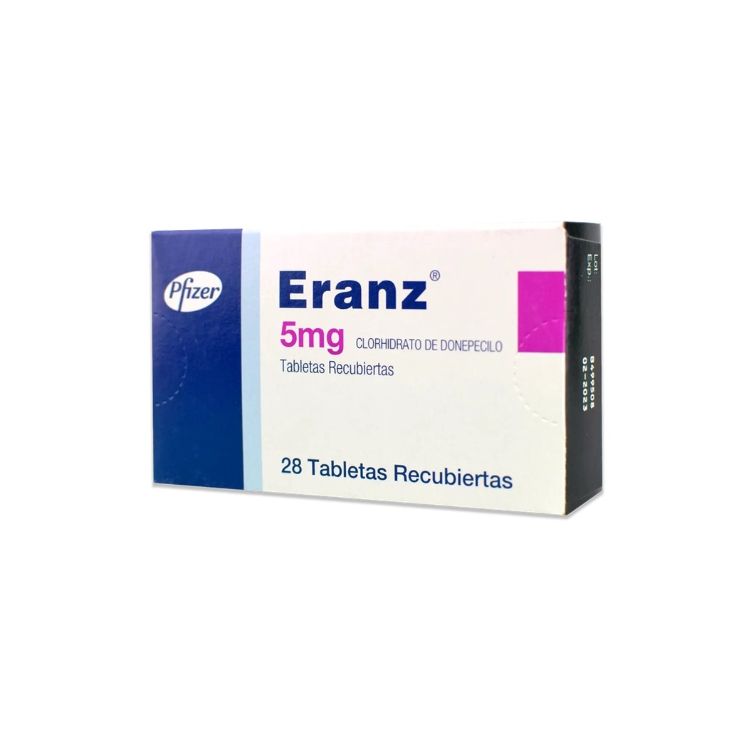 ERANZ 5 MG C/28 TAB DONEPEZILO LAB PFIZER