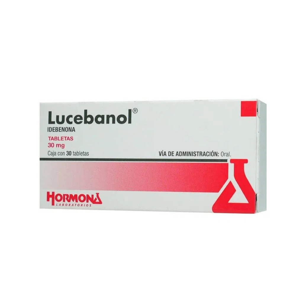 LUCEBANOL 30 MG C/30 TAB IDEBENONA LAB HORMONA