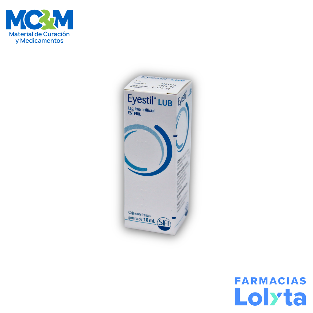 EYESTIL LUB SOL OFTALMICA 1.5 MG/ML C/10 ML HIALURONATO DE SODIO LAB SIFI