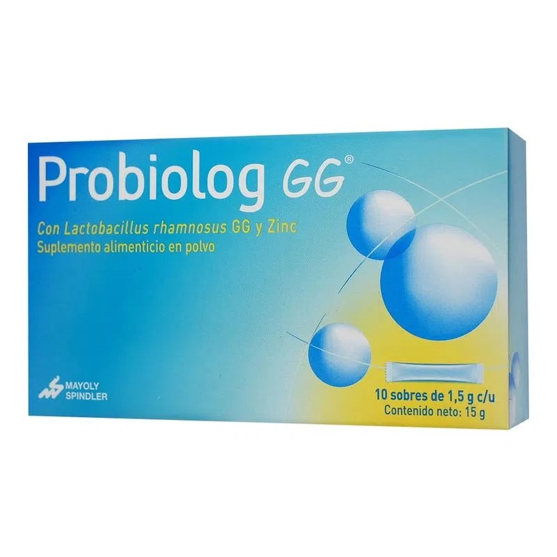 [2974] PROBIOLOG GG 1.5 G C/10 SOBRES LACTOBACILLUS RHAMNOSUS GG ZINC LAB MAYOLY SPINDLER