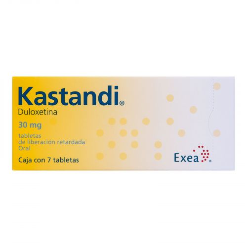 KASTANDI 30 MG C/7 TAB LIB RETARDADA DULOXETINA LAB EXEA