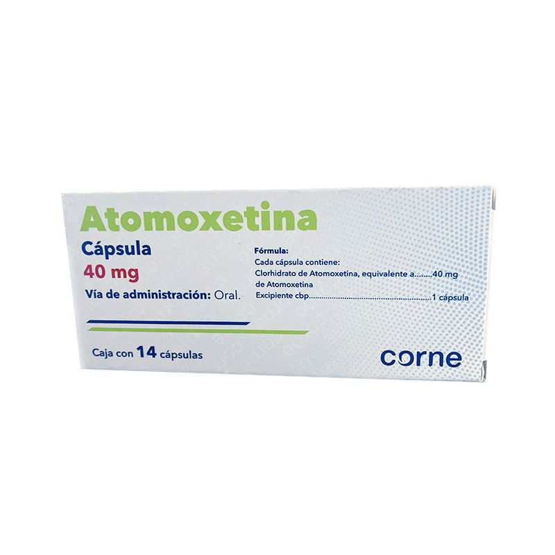 ATOMOXETINA 40 MG C/14 CAP LAB CORNE