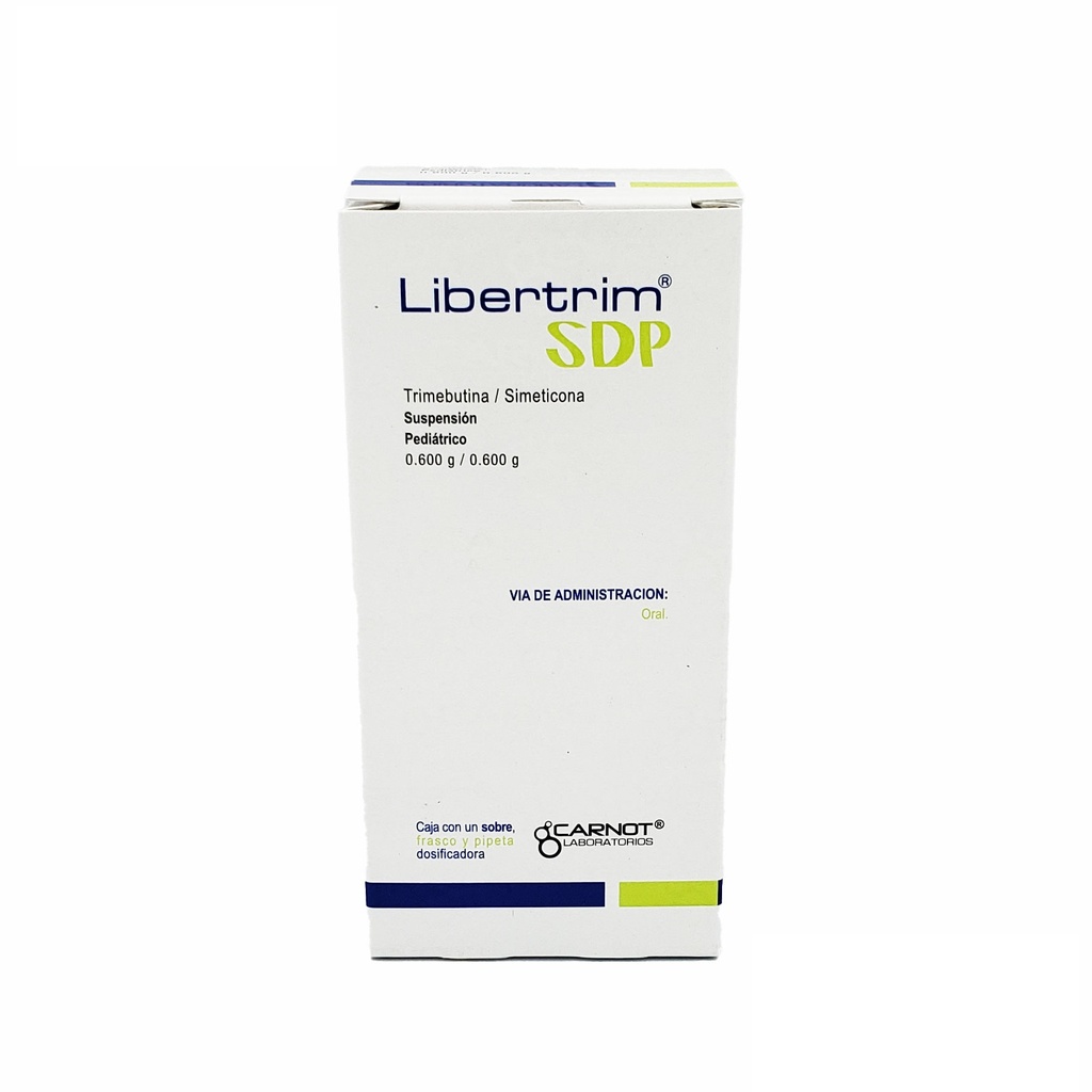 LIBERTRIM SDP SUSP PEDIATRICA 0.6/0.6 G/30 ML TRIMEBUTINA SIMETICONA LAB CARNOT