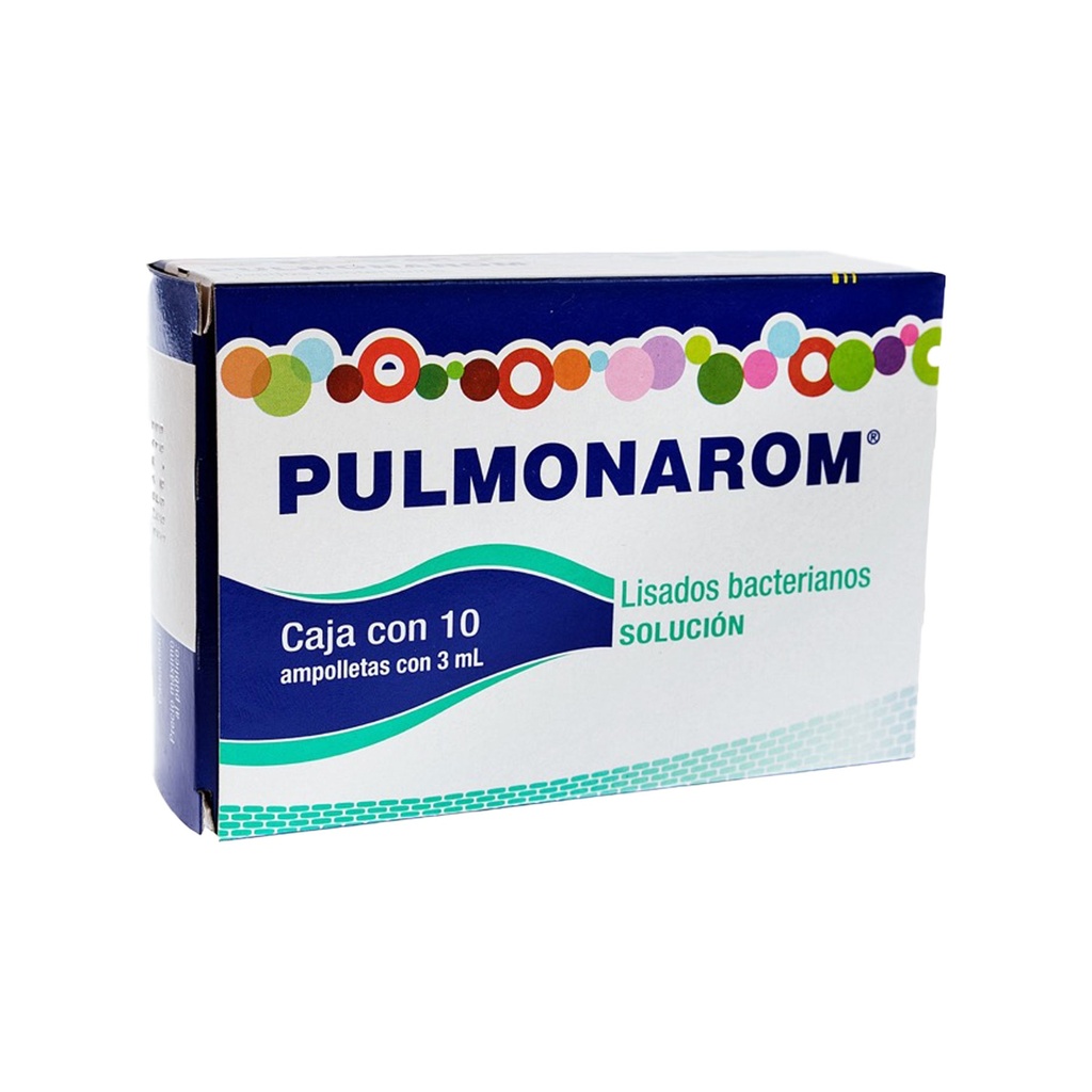 PULMONAROM SOL ORAL 3 ML C/10 AMP LISADOS BACTERIANOS