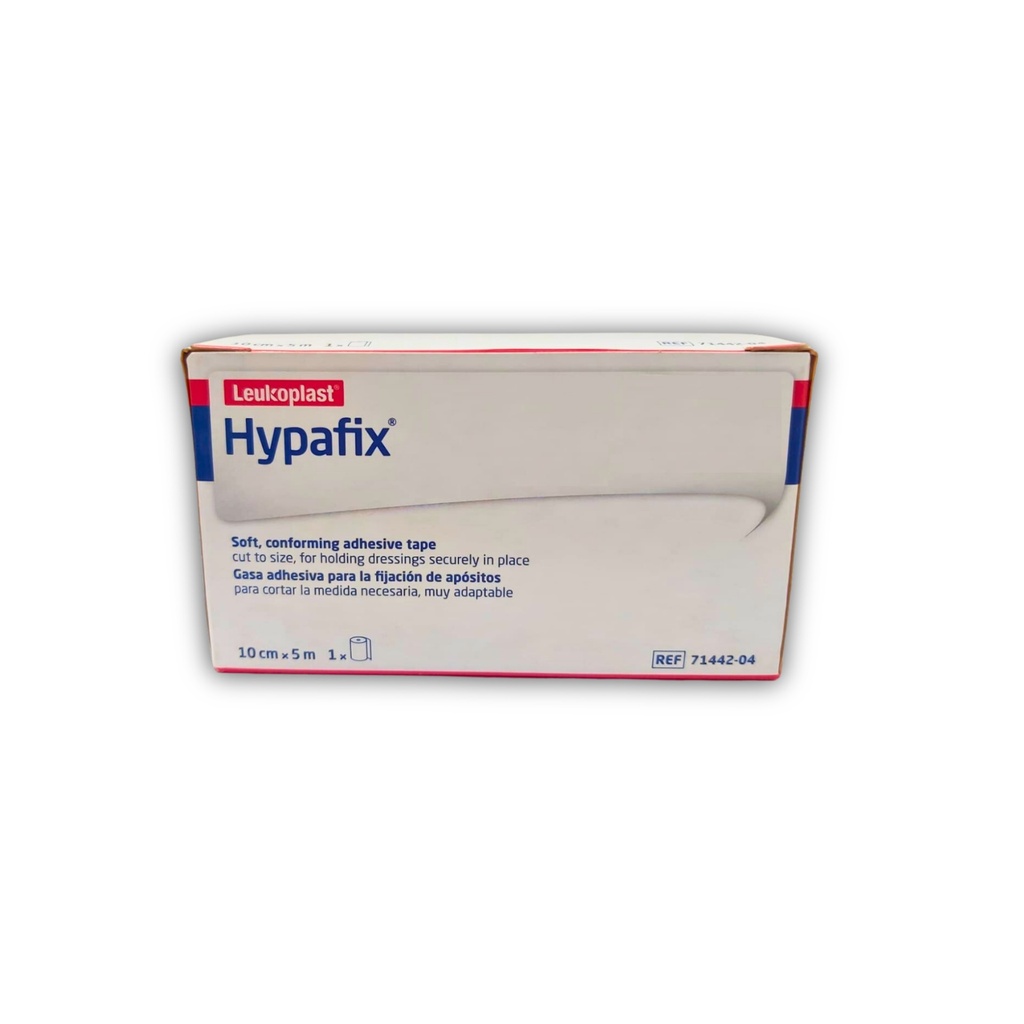 LEUKOPLAST HYPAFIX 10 CM X 5 M GASA ADHESIVA PARA FIJACION DE APOSITOS REF 71442-04 BSN