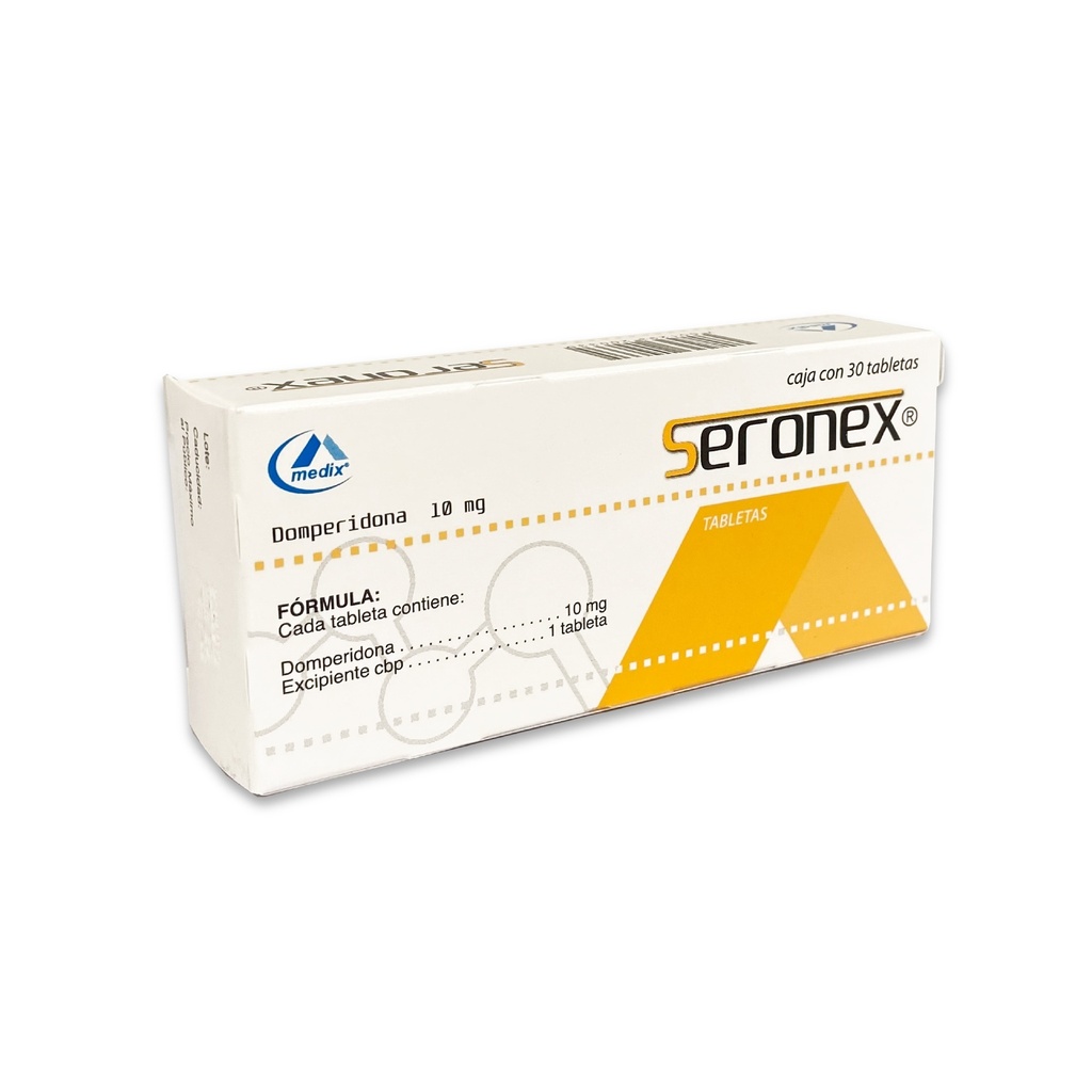 [1630] SERONEX 10 MG C/30 TAB DOMPERIDONA LAB MEDIX