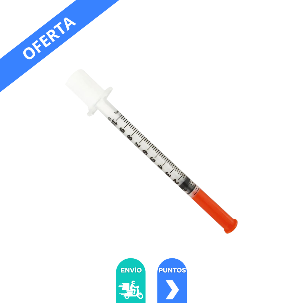 [3135] JERINGA PARA INSULINA 1 ML 30 G X 12.7 MM C/10 PZAS ULTRA FINE EMBECTA
